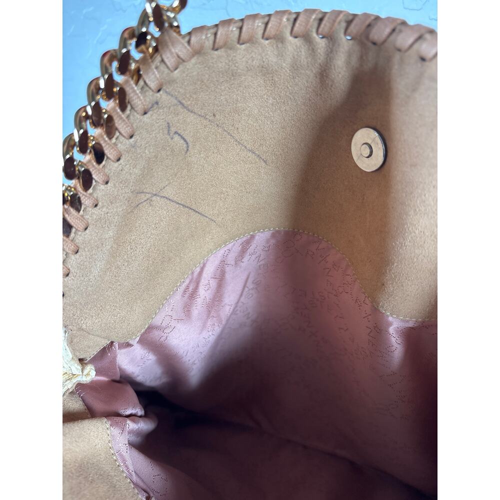 Stella McCartney 3 Triple chain Tote Eco Woven Raffia XL Bag Purse - Picture 10 of 11